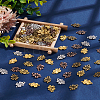 80Pcs 5 Colors Zinc Alloy Pendants FIND-LP0002-57-3