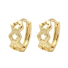 Brass Hollow Star Hoop Earrings EJEW-L299-01G-4