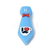 Father's Day Silicone Beads SIL-D014-03E-1
