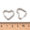 201 Stainless Steel Hoop Earrings EJEW-Z137-02P-02-5