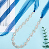 Metal Full Crystal Rhinestone Horse Eye Bridal Waist Belts for Wedding Dress AJEW-WH20080-65B-S-7