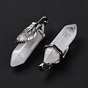 Natural Quartz Crystal Pendants G-E059-04AS-07-2