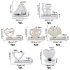 7Pcs Alloy Place Card Holders ODIS-OC0001-25-2