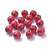 Dyed Natural Wood Beads X-WOOD-Q006-16mm-01-LF-1