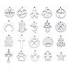 Tarnish Resistant 304 Stainless Steel Pendants STAS-N092-M-4
