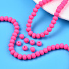 Handmade Polymer Clay Beads Strands CLAY-N008-053-09-7