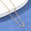 Brass Cable Chains Necklace for Women NJEW-P265-08G-1