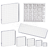 7Pcs Square & Rectangle Acrylic Stamp Block Stamping Tool Sets DIY-OC0012-70-1