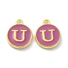 Golden Plated Alloy Enamel Charms ENAM-XCP0001-13U-1