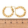 Brass Polygon Hoop Earrings EJEW-A143-08G-5