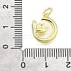 Brass Micro Pave Cubic Zirconia Pendants KK-V007-23G-3