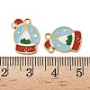 Christmas 304 Stainless Steel Enamel Pendants STAS-Z093-08M-G-3