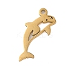 304 Stainless Steel Charms STAS-S138-01G-04-1