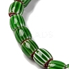 Handmade Lampwork Chevron Beads Strands LAMP-K041-01B-05-4