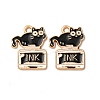 Alloy Enamel Pendants ENAM-B031-01C-1