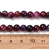 Natural Tiger Eye Beads Strands G-F591-18-6mm-10-8