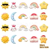 30Pcs 10 Styles Opaque Resin Cabochons CRES-YW0001-27-2