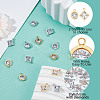 16Pcs 4 Style 304 Stainless Steel Rhinestone Charms STAS-UN0055-94-5