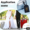 4Pcs 2 Colors PU Leather Luggage Tag AJEW-GA0008-53-5