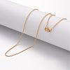 Ion Plating(IP) 304 Stainless Steel Necklace MAK-K004-15G-1
