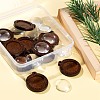 DIY Flat Round Pendant Making Kit DIY-LS0003-90-5