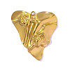 304 Stainless Steel Pendants STAS-OY016-89G-1