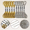 10 Skeins 2 Colors 12-Ply Metallic Polyester Embroidery Floss OCOR-CY0002-06-6