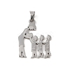 Non-Tarnish Mother's Day 304 Stainless Steel Pendants STAS-U002-03P-1