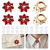 Alloy Cufflinks & 4-Hole Plastic Buttons HJEW-NB00250-1