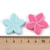 Flower Food Grade Silicone Focal Beads SIL-A011-02F-3
