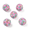 Round Resin Rhinestone Beads OACR-Z035-02A-1