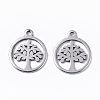 Non-Tarnish 201 Stainless Steel Charms LS-X-STAS-T050-020P-1
