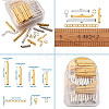 Iron Slide On End Clasp Tubes FIND-PJ0001-01-11