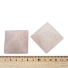 Natural Rose Quartz Orgonite Pyramid Display Decorations G-C186-08H-2