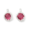 Brass Pave Cubic Zirconia Pendants KK-H204-03S-05-1