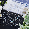 Electroplate Glass Beads Strands EGLA-DC0001-15-4