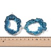 Dyed Nuggets Natural Druzy Geode Agate Big Pendants G-M287-10-S-3