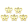 PVD Vacuum Plating 304 Stainless Steel Charms STAS-N092-26G-1