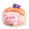 Pig Theme Opaque Resin Decoden Cabochons LS-RESI-C042-03C-1
