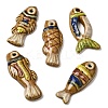 Hand-Painted Porcelain Big Pendants LA-CBAC6A6-06B-1