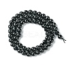 Natural Black Tourmaline Beads Strands G-F748-Y01-04-3