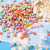 Opaque Acrylic Beads MACR-CW0001-06-6