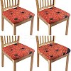 Hallowmas Polyester Chair Cover AJEW-WH20005-15B-1