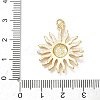 Brass Pendants KK-P330-02B-G-3