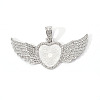 Alloy Pendant Cabochon Settings LS-PALLOY-S107-002P-RS-1