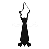 Chistmas Theme Non-woven Fabrics Necktie LS-AJEW-L092-A06-2