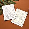 3D Metallic Star Moon Heart Nail Decals Stickers MRMJ-R088-28-M-5
