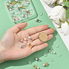 24Pcs 4 Colors Brass Clip-on Earring Findings KK-SC0006-68A-4