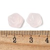 Natural Rose Quartz Carved Cabochons G-C185-01A-01-3