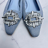 6Pcs 3 Style Alloy Crystal Rhinestone Shoe Decorations FIND-WR0011-30-6